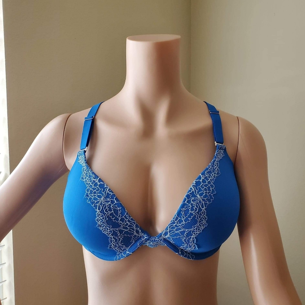 Soma Memorable Push Up Lace Trim Bra